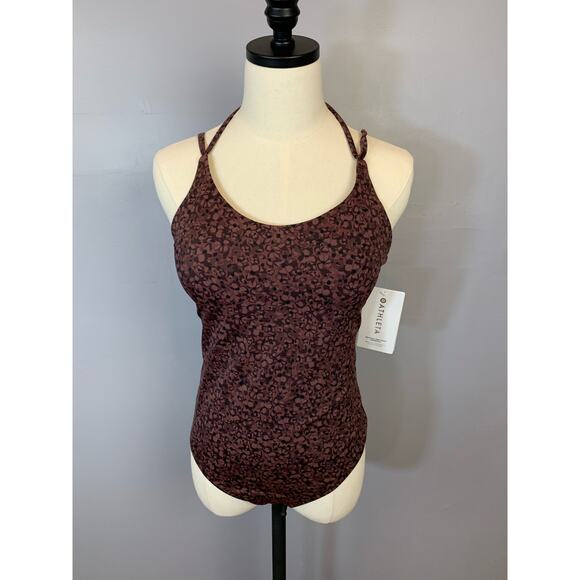 NWT Athleta One Piece Keyhole Swimuit Floral Camo Medium - Picture 12 of 16